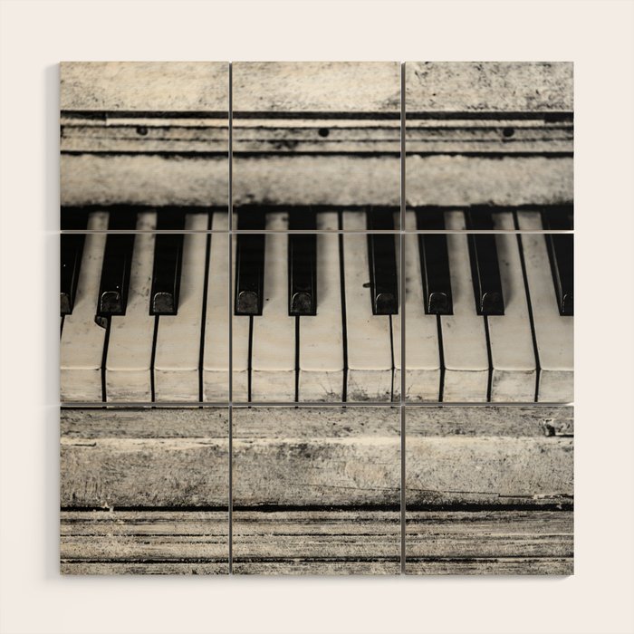 The piano Wood Wall Art Gallery Image 1