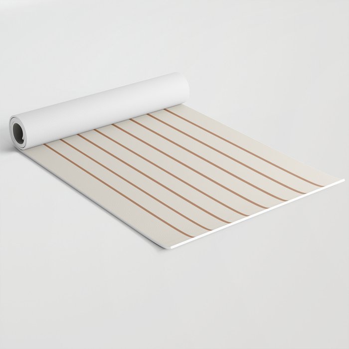 Minimal Arch XVI Earthy Natural Modern Geometric Lines Yoga Mat Gallery Image 2