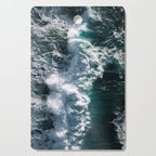 Crashing ocean waves - Ireland's seascapes at sunset Cutting Board Gallery Image 1