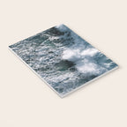 Crashing ocean waves - Ireland's seascapes at sunset Notebook Gallery Image 3