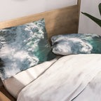 Crashing ocean waves - Ireland's seascapes at sunset Pillow Sham Gallery Image 2