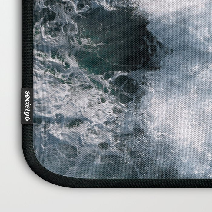 Crashing ocean waves - Ireland's seascapes at sunset Laptop Sleeve Gallery Image 3