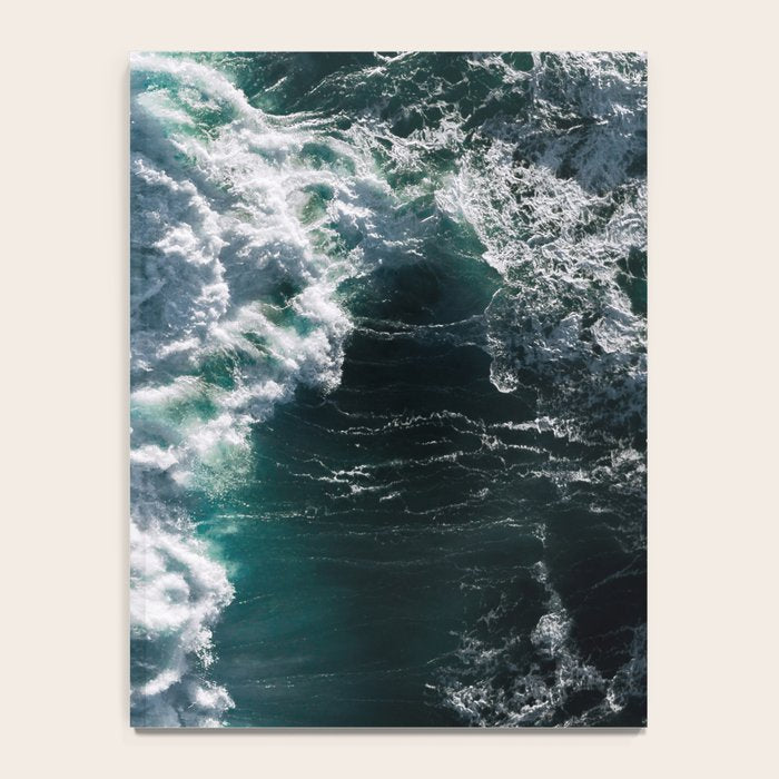 Crashing ocean waves - Ireland's seascapes at sunset Notebook Gallery Image 4