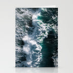 Crashing ocean waves - Ireland's seascapes at sunset Stationery Card Gallery Image 2