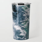 Crashing ocean waves - Ireland's seascapes at sunset Travel Mug Gallery Image 1