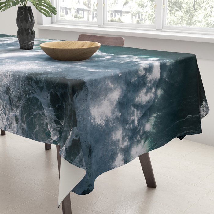 Crashing ocean waves - Ireland's seascapes at sunset Tablecloth Gallery Image 3