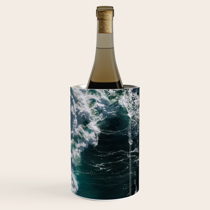 Crashing ocean waves - Ireland's seascapes at sunset Wine Chiller Gallery Image 3