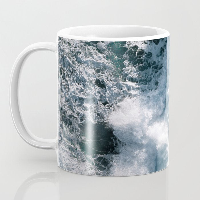 Crashing ocean waves - Ireland's seascapes at sunset Coffee Mug Gallery Image 3