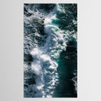 Crashing ocean waves - Ireland's seascapes at sunset Tablecloth Gallery Image 2