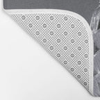 Pinnacle skyscraper sphere, New York, New York architectural black and white photograph Bath Mat Gallery Image 2
