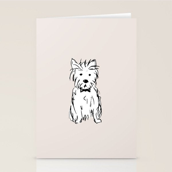 Milo the dog Stationery Card Gallery Image 1
