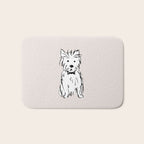 Milo the dog Bath Mat Gallery Image 1