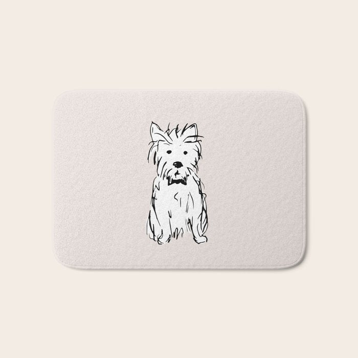Milo the dog Bath Mat Gallery Image 1