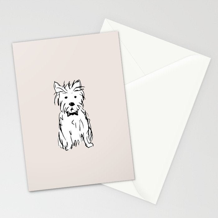 Milo the dog Stationery Card Gallery Image 2