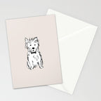 Milo the dog Stationery Card Gallery Image 2
