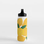 lemon mediterranean still life Water Bottle Gallery Image 3