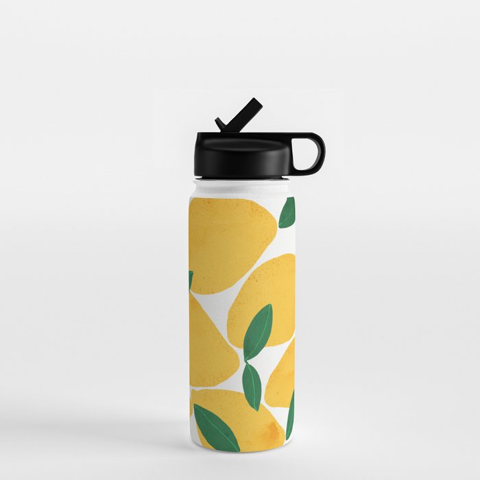 lemon mediterranean still life Water Bottle Gallery Image 1