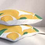 lemon mediterranean still life Pillow Sham Gallery Image 3