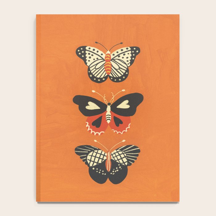 Butterflies in orange Notebook Gallery Image 4