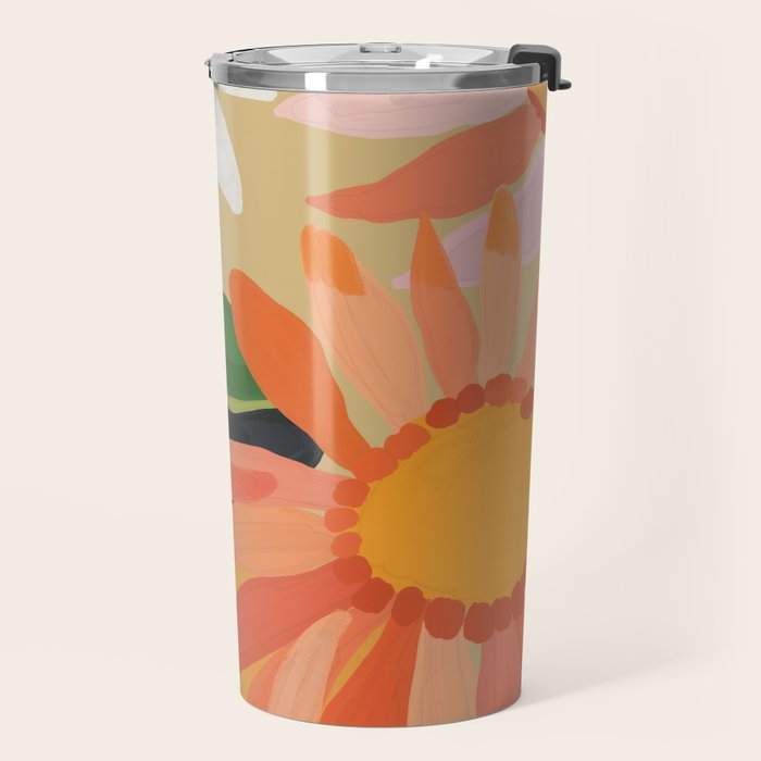 Sunflowers 22 Travel Mug Gallery Image 2