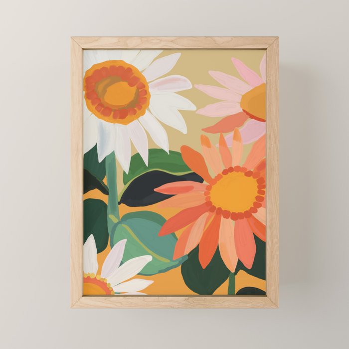 Sunflowers 22 Mini Art Print Gallery Image 1