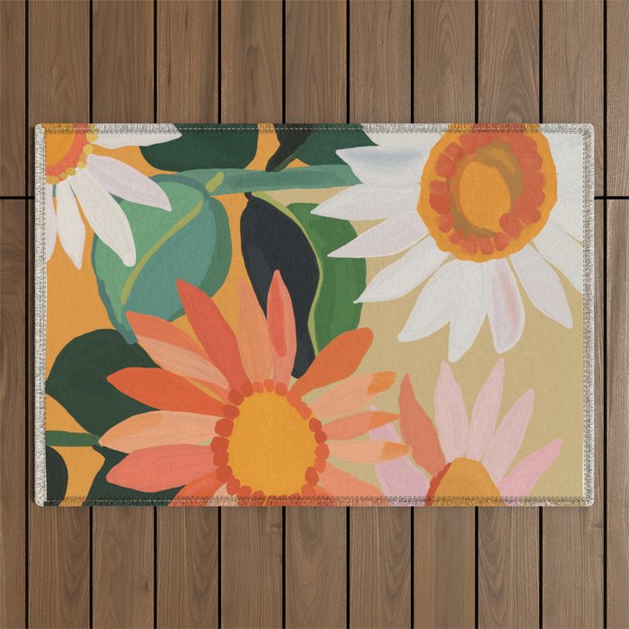 Sunflowers 22 Outdoor Rug Gallery Image 1