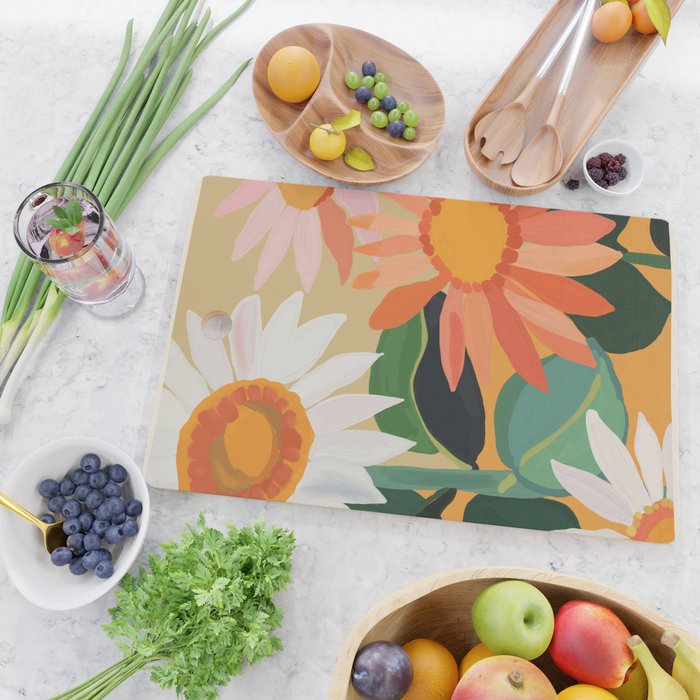 Sunflowers 22 Cutting Board Gallery Image 2