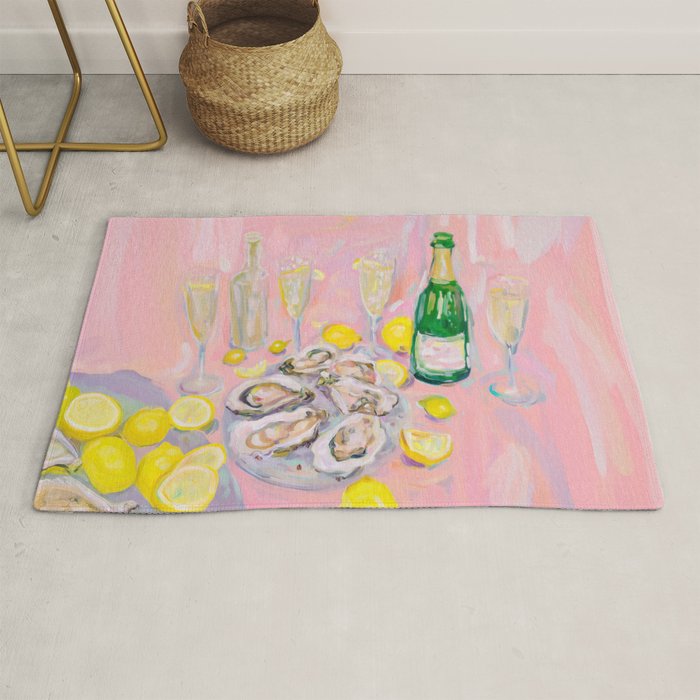 Oysters and Champagne Celebration Rug Gallery Image 1