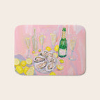 Oysters and Champagne Celebration Bath Mat Gallery Image 1