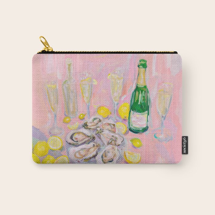 Oysters and Champagne Celebration Carry All Pouch Gallery Image 1