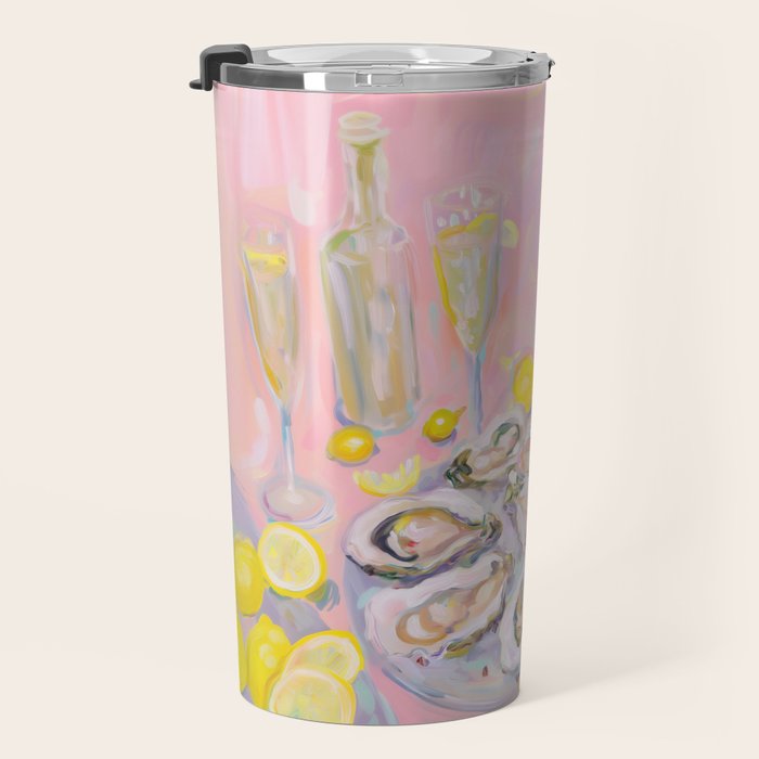 Oysters and Champagne Celebration Travel Mug Gallery Image 3