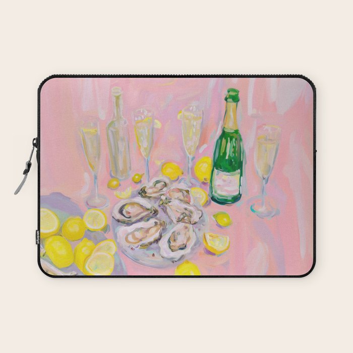 Oysters and Champagne Celebration Laptop Sleeve Gallery Image 1