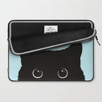 Black cat I Laptop Sleeve Gallery Image 2