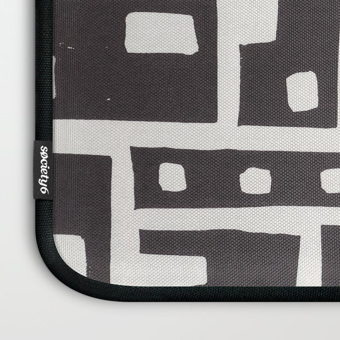 City / Lino Print Laptop Sleeve Gallery Image 3