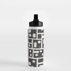 City / Lino Print Water Bottle Gallery Image 2