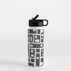 City / Lino Print Water Bottle Gallery Image 1