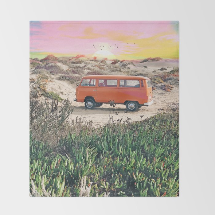 Summer Adventure #photography #digitalart Throw Blanket Gallery Image 2