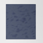 Solid Navy Blue Throw Blanket Gallery Image 2