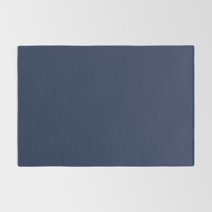 Solid Navy Blue Rug Gallery Image 2