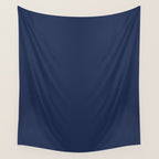 Solid Navy Blue Wall Tapestry Gallery Image 4