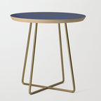 Solid Navy Blue Side Table Gallery Image 1