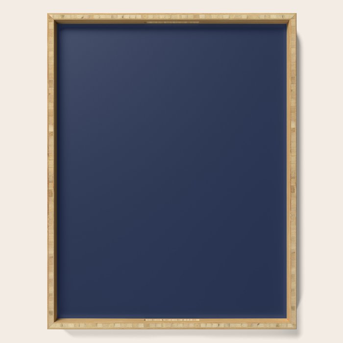 Solid Navy Blue Serving Tray Gallery Image 1