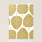 Elephant Ear Alocasia - Gold Palette Stationery Card Gallery Image 2