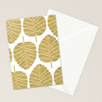 Elephant Ear Alocasia - Gold Palette Stationery Card Gallery Image 2