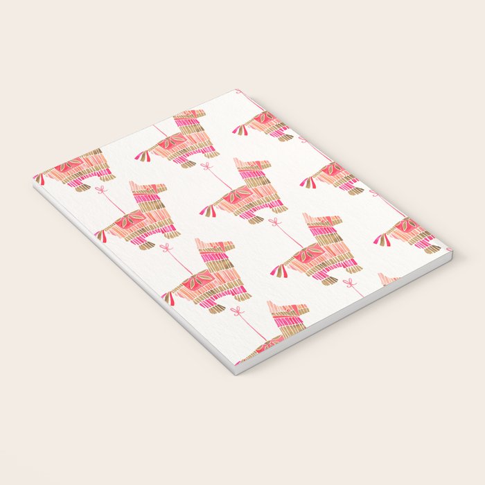 Mexican Donkey PinÌata - Pink & Rose Gold Palette Notebook Gallery Image 3