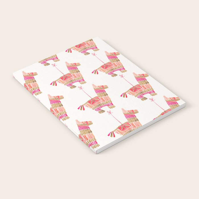 Mexican Donkey PinÌata - Pink & Rose Gold Palette Notebook Gallery Image 1