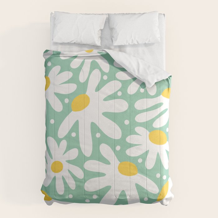 Daisy composition Comforter Gallery Image 6