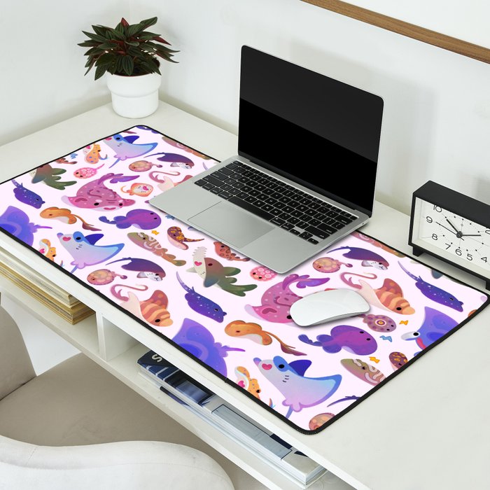 Ray day 2 - pastel Desk Mat Gallery Image 2