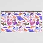 Ray day 2 - pastel Desk Mat Gallery Image 3