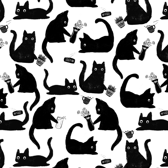 Bad Cats Knocking Stuff Over Coffee Mug Gallery Image 2